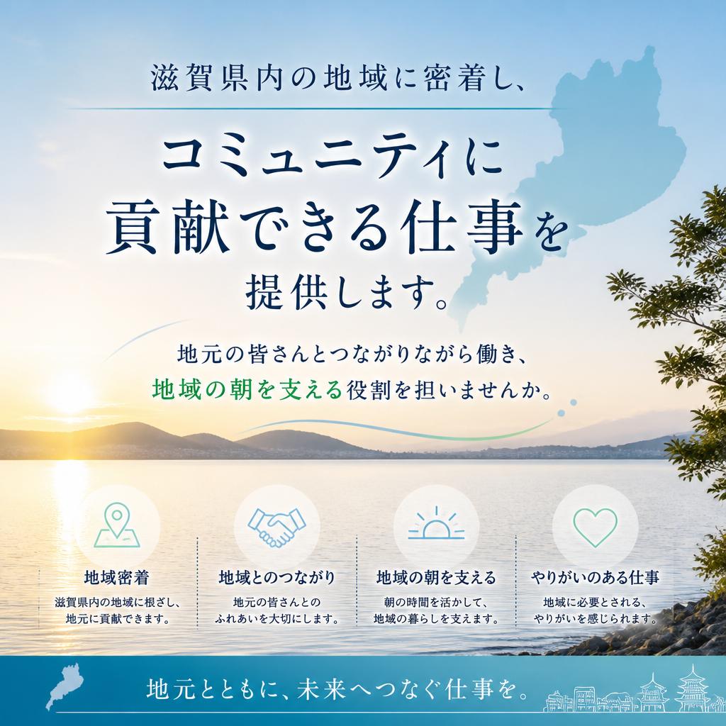 地域密着型の求人で安心感